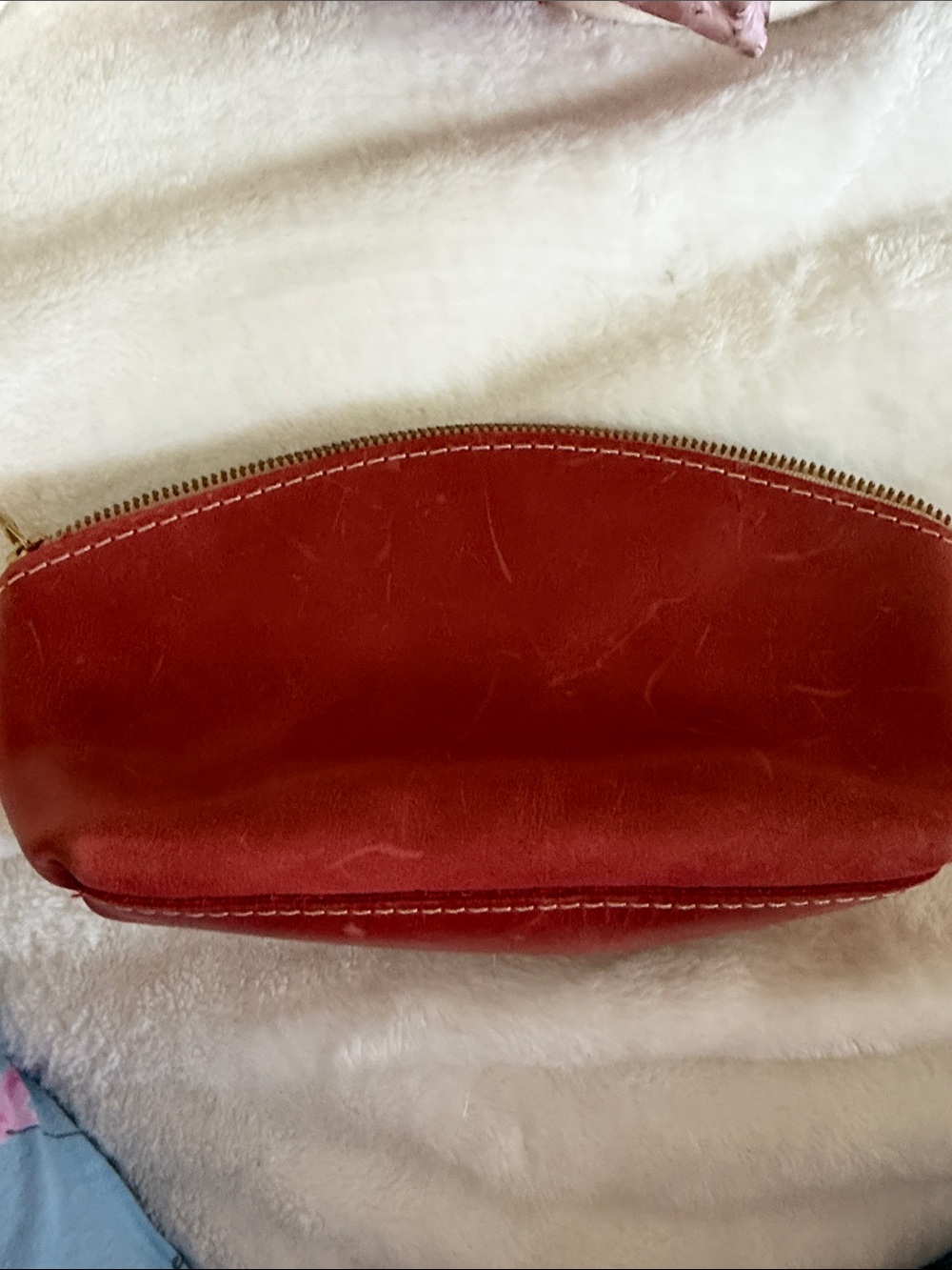 Leather Zip Pouch